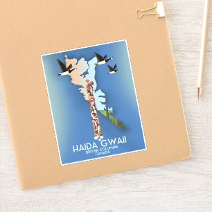 haida gwaii British Columbia Canadian map