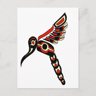 Haida Humming Bird Postcard