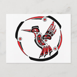 Haida Hummingbird Postcard