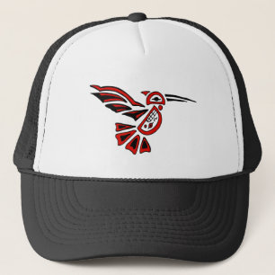 haida hummingbird trucker hat