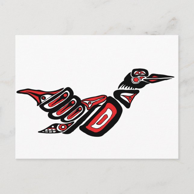 Haida Loon Postcard (Front)