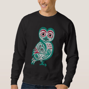 Haida Native American  Owl Totem Sweatshirt