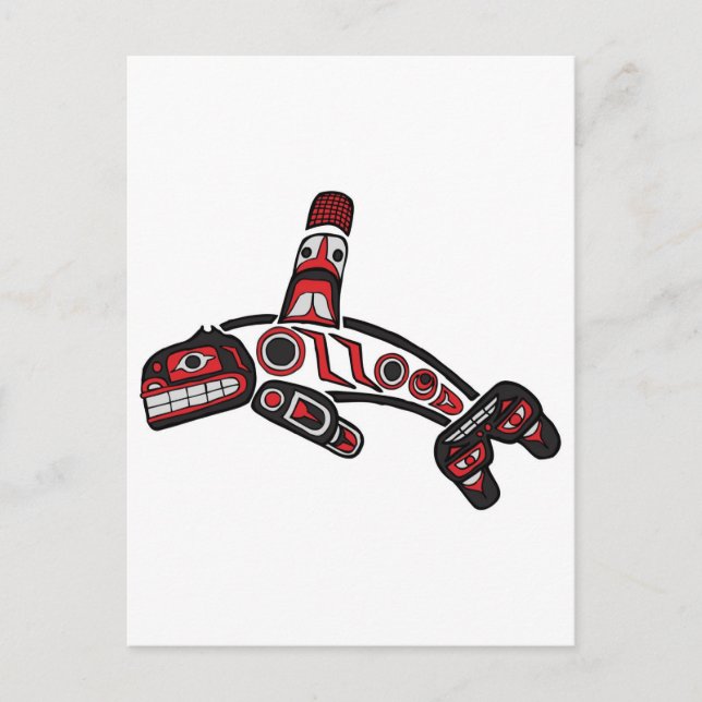 Haida  Orca 2012 Postcard (Front)