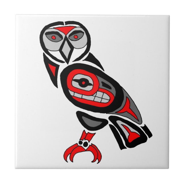 Haida Owl 2014 Tile (Front)