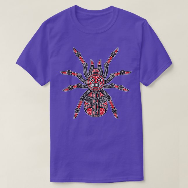 Haida Spider American Indian Native America Indige T-Shirt (Design Front)