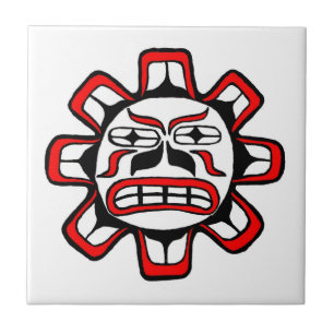 Haida sun ceramic tile