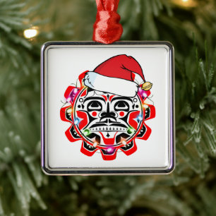 Haida Symbols Haida Canadian Native American Metal Ornament