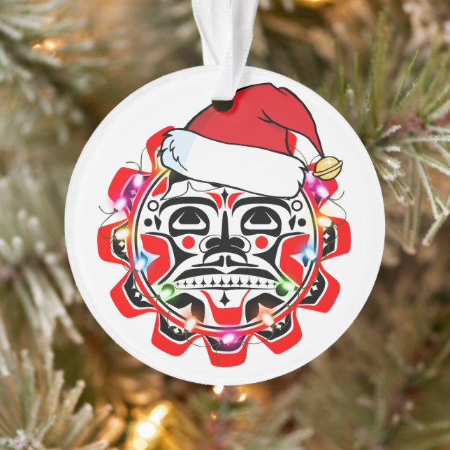 Haida Symbols Haida Canadian Native American Ornament (Tree)