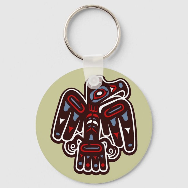 Haida Thunderbird Key Ring (Front)