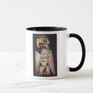 Haida 'Thunderbird' statue (painted wood) Mug