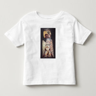 Haida 'Thunderbird' statue (painted wood) Toddler T-Shirt