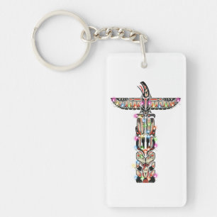 Haida  Thunderbird Symbolism Haida Nation Native C Key Ring