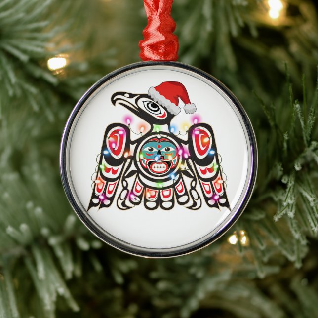 Haida Thunderbird Symbolism Ornament Target Christ (Tree)