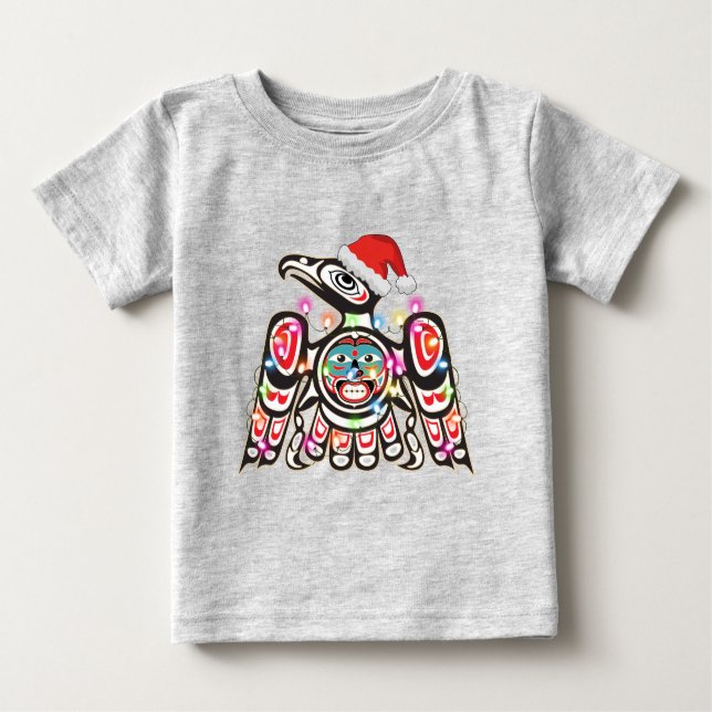 Haida Thunderbird Symbolism Ornament Target Christ Baby T-Shirt (Front)