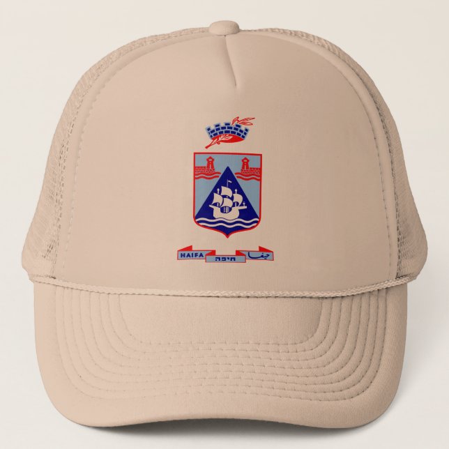 Haifa, Israel Trucker Hat (Front)