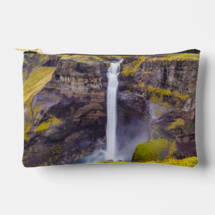 Haifoss waterfall, Iceland Accessory Pouch