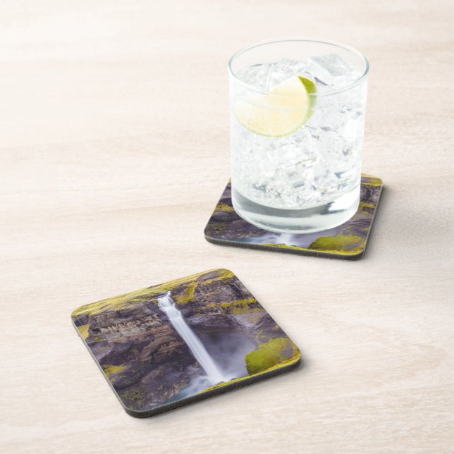 Haifoss waterfall, Iceland Coaster (Right Side)