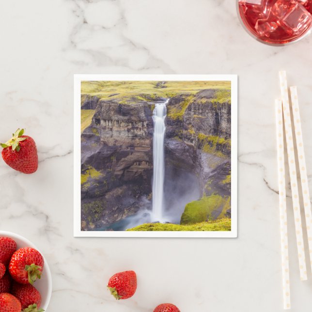 Haifoss waterfall, Iceland Napkin (Insitu)