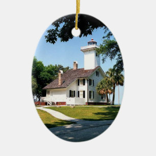 Haig Point Lighthouse Ceramic Ornament
