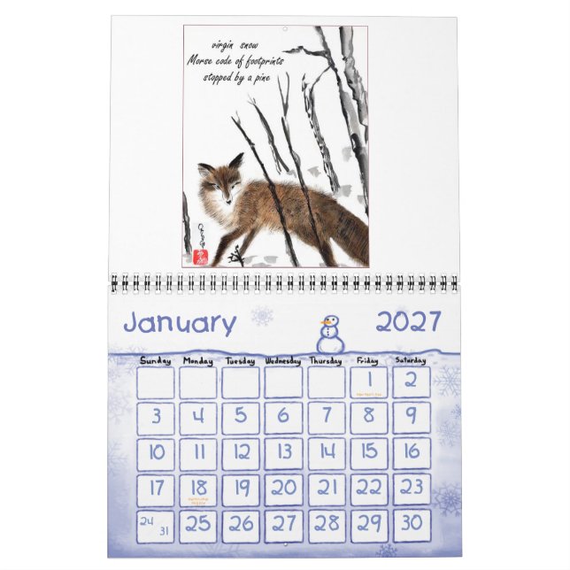 Haiga  Calendar  2011 (Jan 2027)