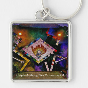 Haight-Ashbury Key Ring