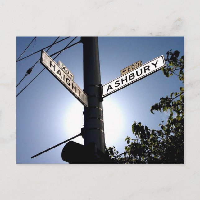 Haight & Ashbury Postcard (Front)