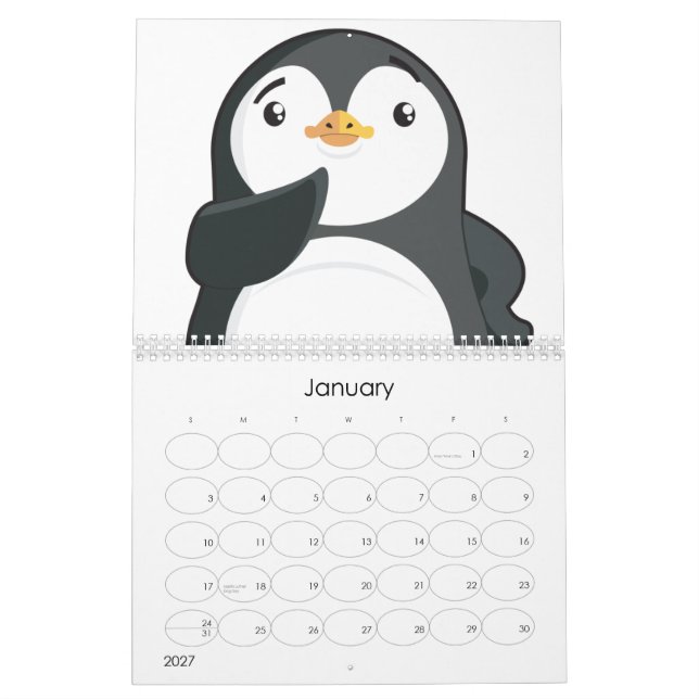 Haikoo Zoo Calendar (Jan 2027)