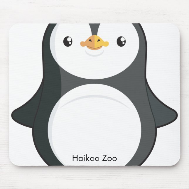 Haikoo Zoo Penguin Mousepad (Front)