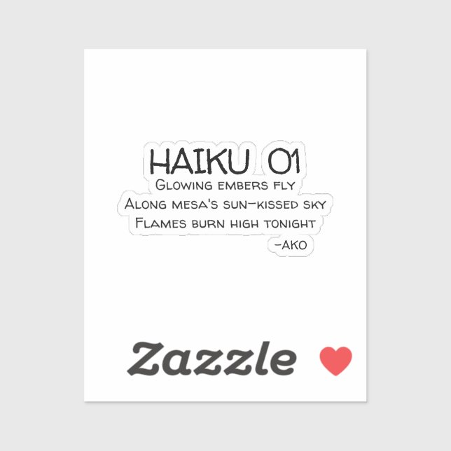 HAIKU 01 (Sheet)