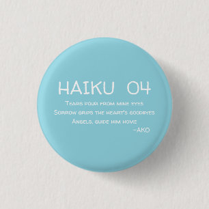 HAIKU 04 3 CM ROUND BADGE