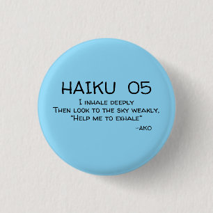 HAIKU 05 3 CM ROUND BADGE