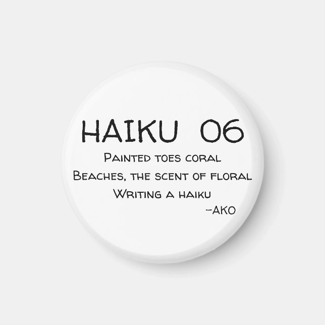 HAIKU 06 MAGNET (Front)