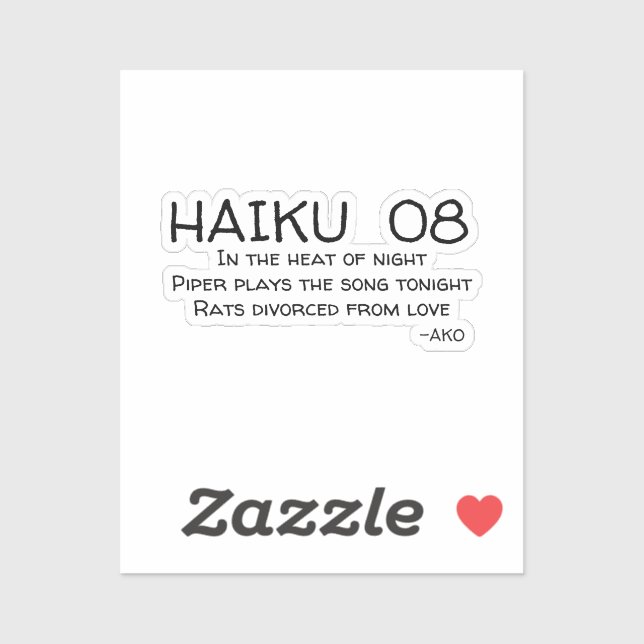 HAIKU 08 (Sheet)