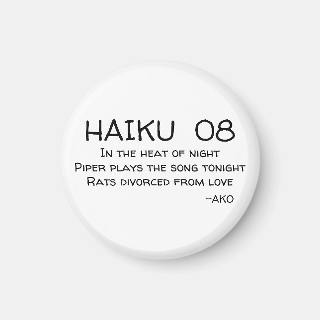 HAIKU 08 MAGNET (Front)