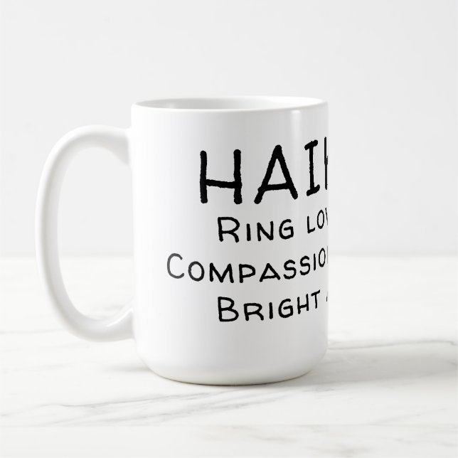 HAIKU 12 COFFEE MUG (Left)