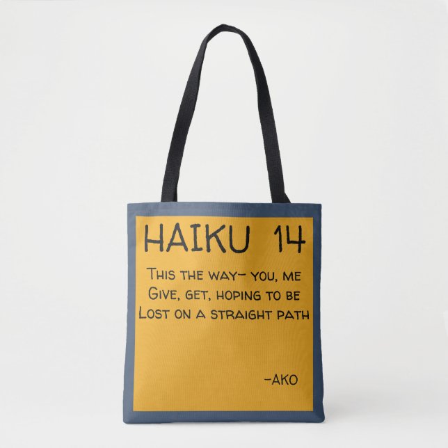 HAIKU 14 TOTE BAG (Front)
