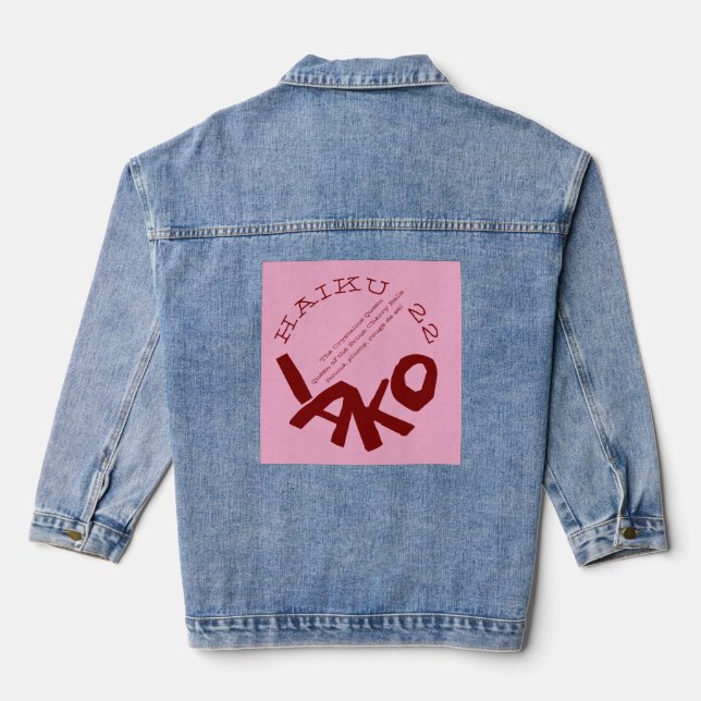 HAIKU 22 DENIM JACKET (Back)