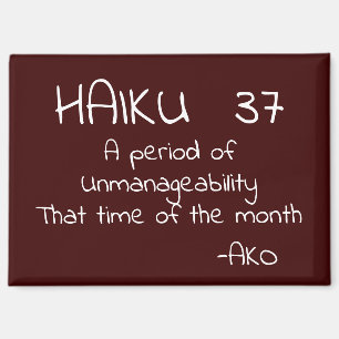 HAIKU 37 MAGNET