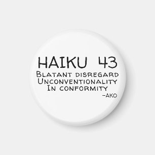 HAIKU 43 MAGNET