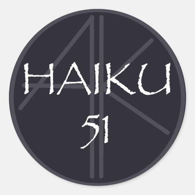 HAIKU 51 STICKER (Front)