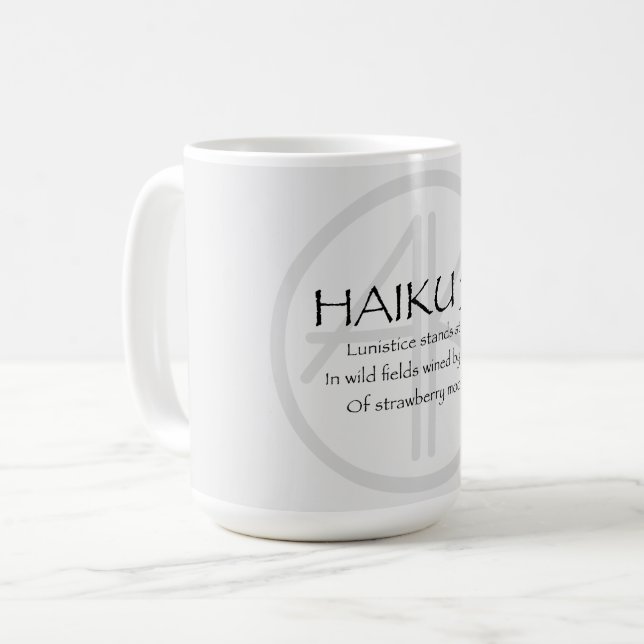 HAIKU 52 COFFEE MUG (Front Left)