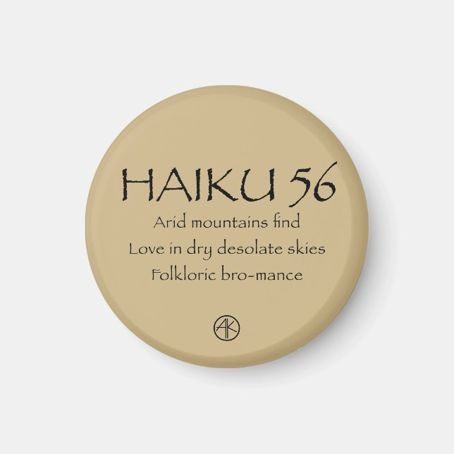 HAIKU 56 MAGNET (Front)