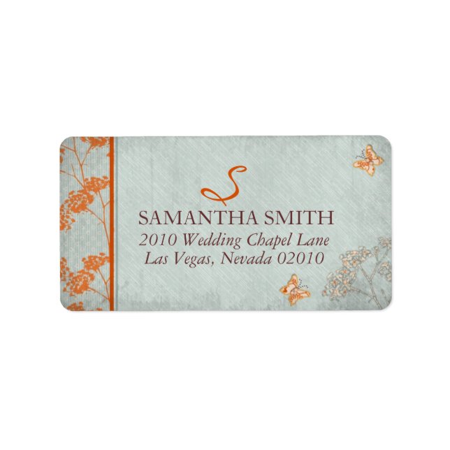 Haiku Bride Address Label B (Front)