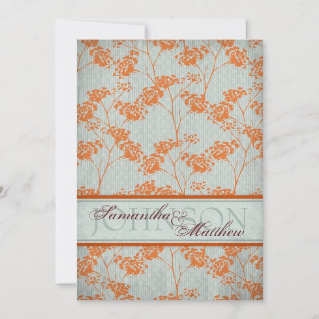 Haiku Bride Wedding Invitation Card (Front)