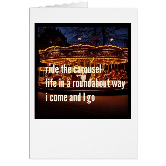 Haiku Cards - I Left You Alone (Front)