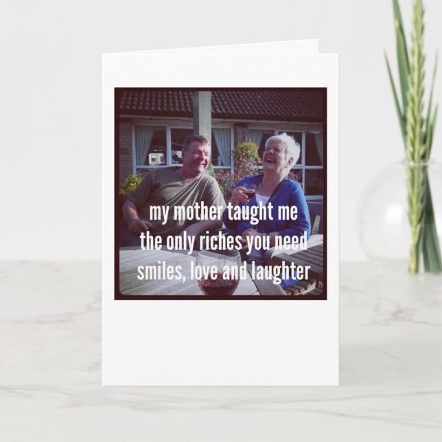 Haiku Cards - My Mother Taught Me (Front)