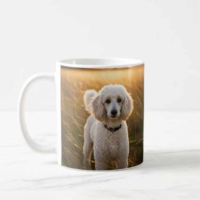 Haiku Poodle Solace Mug (Left)