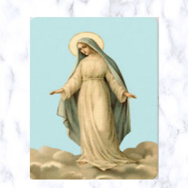 Hail Holy Queen Virgin Mary Prayer Card (Creator Uploaded)