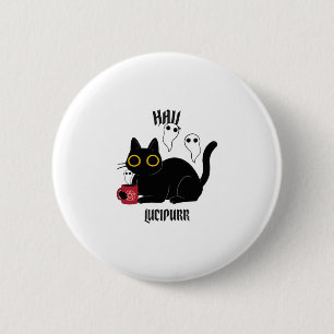 Hail Lucipurr 6 Cm Round Badge