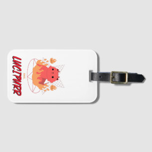 Hail Lucipurr Luggage Tag